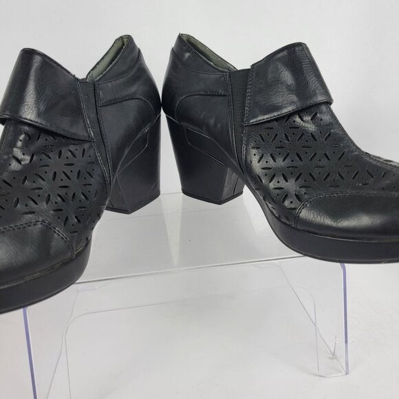 J-41 Jambu Womens 10 Slip On Platform Clogs Vegan Bohemian Booties Going Out - Picture 8 of 13